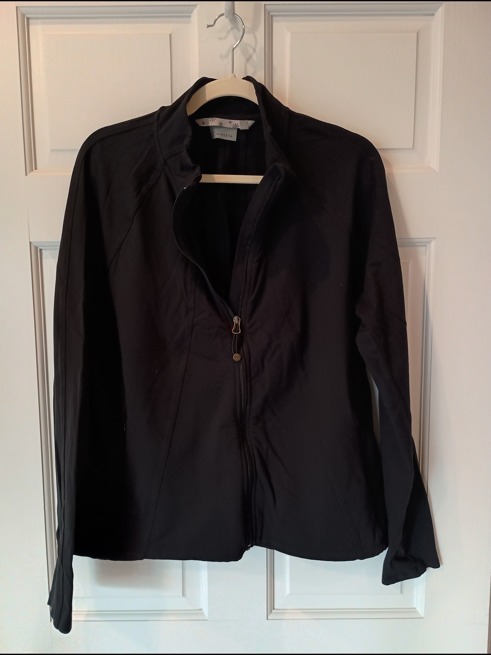 Athleta Lightweight Black Zip-Front Women's Jacket
